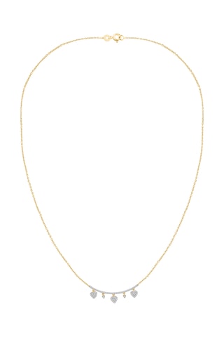 Collier - Or jaune et diamants