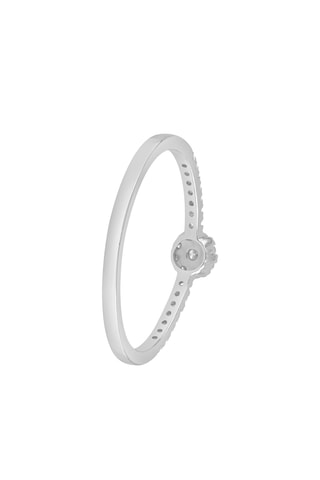 Bague - Or blanc et diamants
