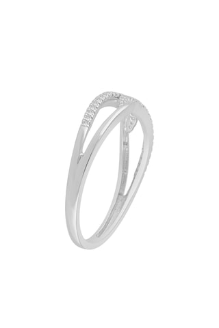 Bague - Or blanc et diamants