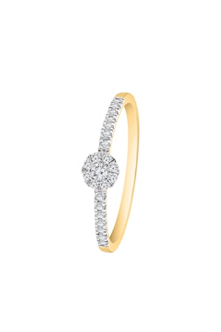 Bague - Or jaune et diamants