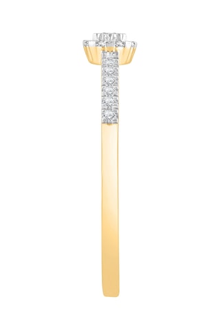 Bague - Or jaune et diamants