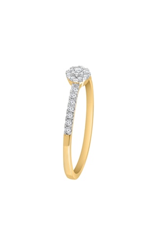Bague - Or jaune et diamants