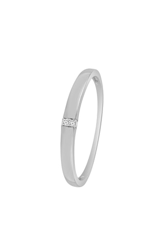 Bague - Or blanc et diamants