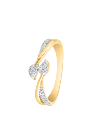 Bague - Or jaune et diamants