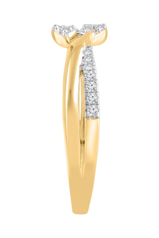 Bague - Or jaune et diamants