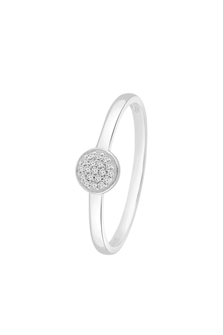 Bague - Or blanc et diamants