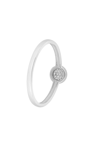 Bague - Or blanc et diamants