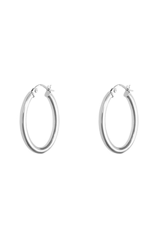 Boucles d'oreilles  -  Or blanc