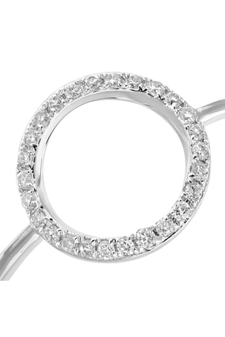 Bague - Or blanc et diamants