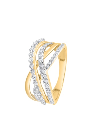 Bague - Or jaune et diamants