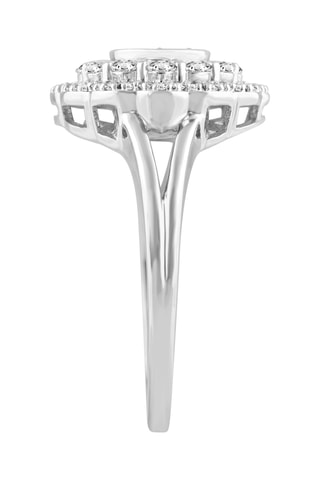 Bague - Or blanc et diamants