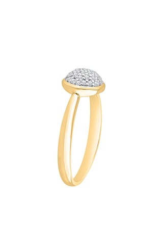 Bague - Or jaune et diamants