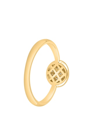 Bague - Or jaune et diamants