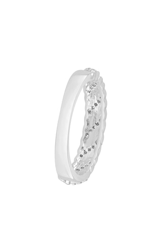 Bague - Or blanc et diamants