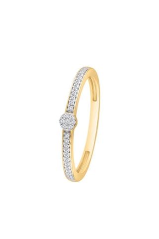 Bague - Or jaune et diamants