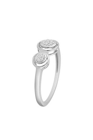 Bague - Or blanc et diamants