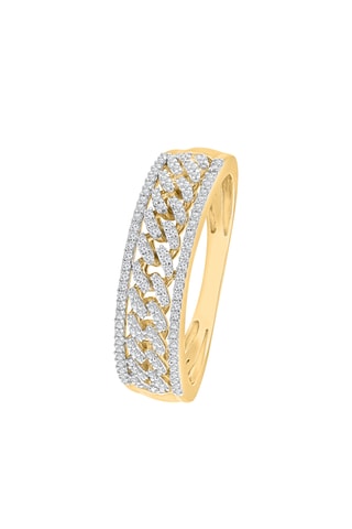Bague - Or jaune et diamants