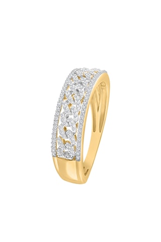 Bague - Or jaune et diamants