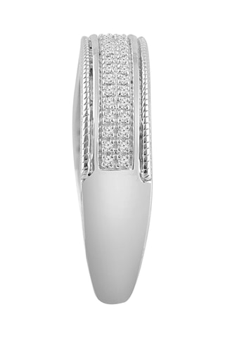 Bague - Or blanc et diamants