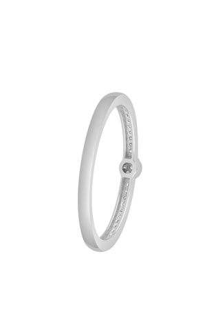 Bague - Or blanc et diamants