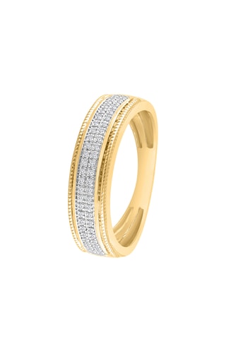 Bague - Or jaune et diamants
