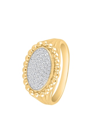 Bague - Or jaune et diamants