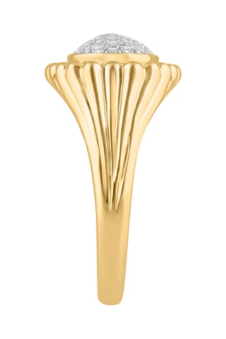 Bague - Or jaune et diamants