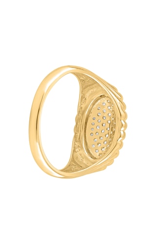 Bague - Or jaune et diamants