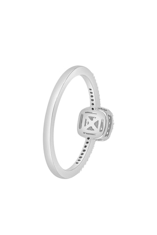 Bague - Or blanc et diamants