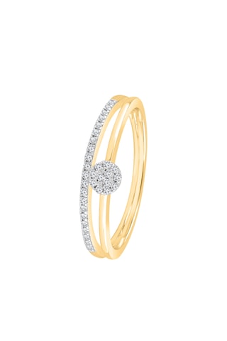 Bague - Or jaune et diamants