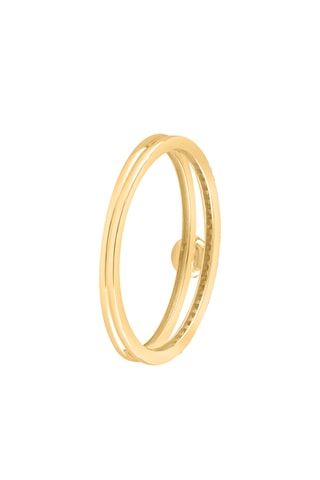 Bague - Or jaune et diamants