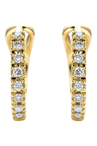 Créoles - Or jaune et diamants