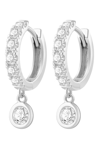 Créoles - Or blanc et diamants