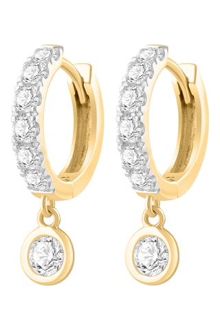 Créoles - Or jaune et diamants