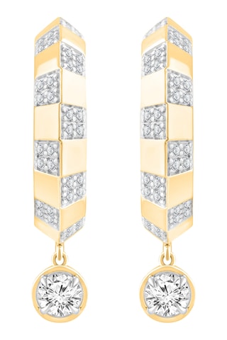 Créoles - Or jaune et diamants