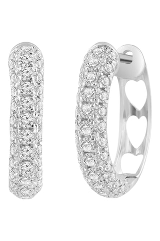 Créoles - Or blanc et diamants