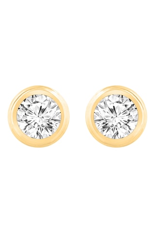 Puces - Or jaune et diamants