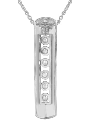 Collier - Or blanc et diamants