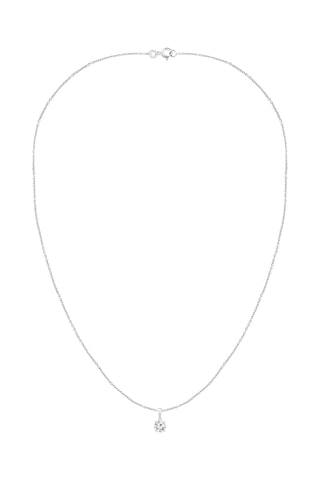 Collier - Or blanc et diamant