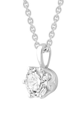 Collier - Or blanc et diamant