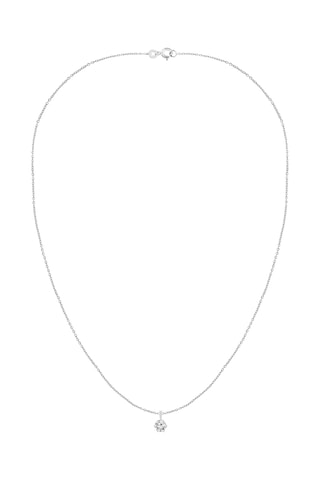 Collier - Or blanc et diamant