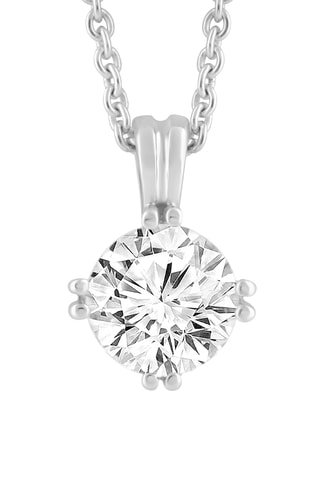 Collier - Or blanc et diamant