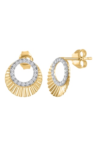 Puces - Or jaune et diamants