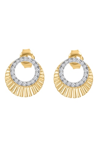 Puces - Or jaune et diamants