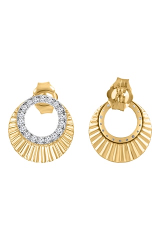 Puces - Or jaune et diamants