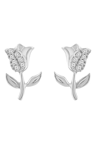 Puces - Or blanc et diamants