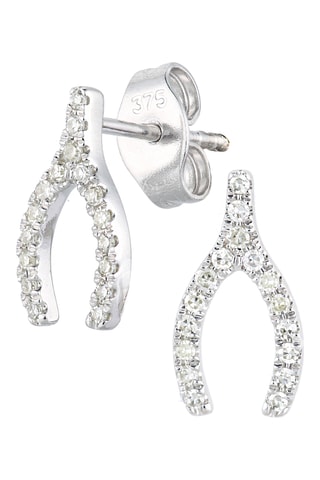 Boucles d'oreilles - Or blanc et diamants