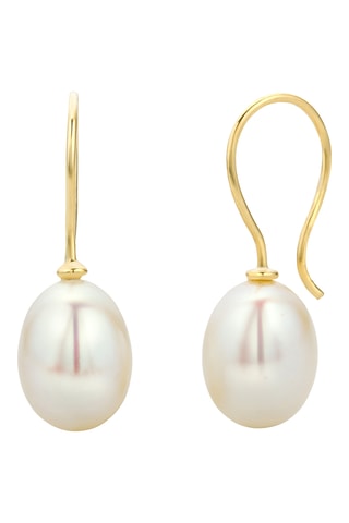 Boucles d'oreilles - Or jaune et perles de culture d'eau douce