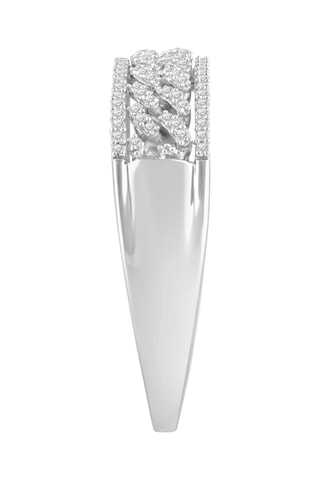 Bague - Or blanc et diamants