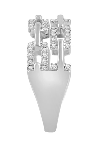 Bague - Or blanc et diamants